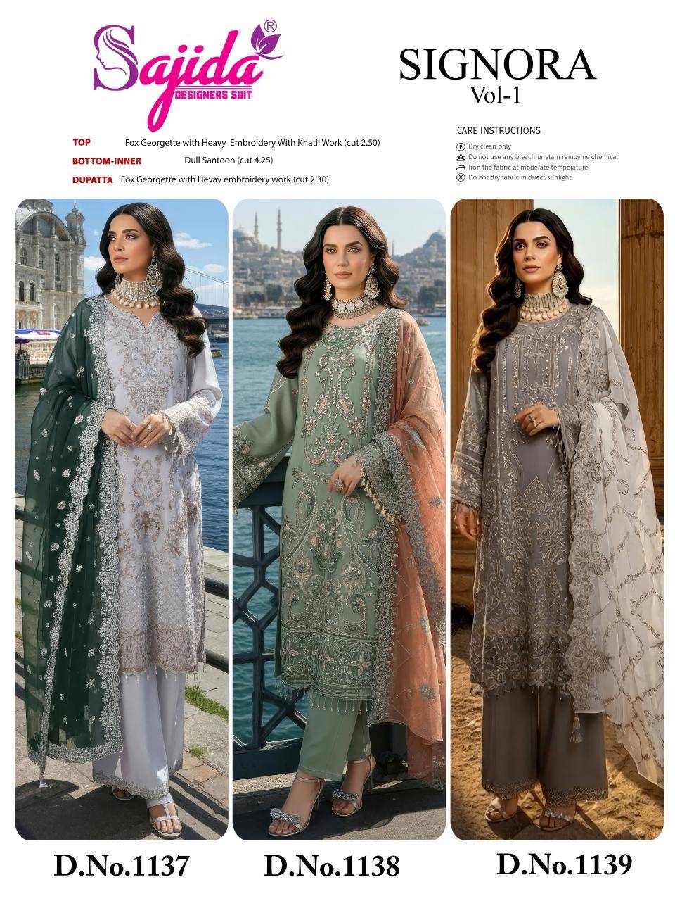 Sajida signora vol 1 Salwar Kameez manufacturers in delhi